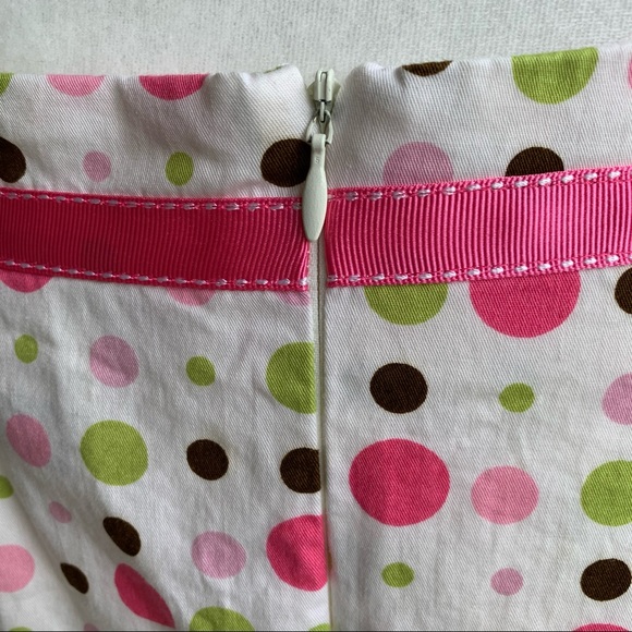 •Lily• Polka Dot Ribbon A-Line Skirt - Size Small - Picture 4 of 7